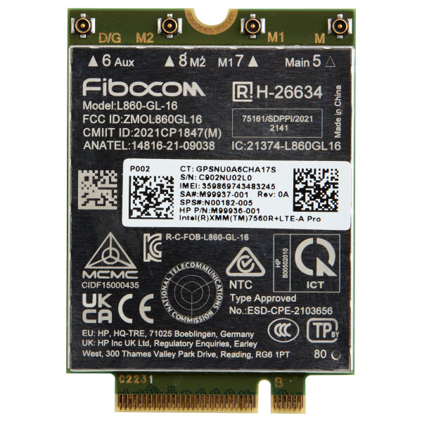 HP XMM 7560 LTE-Advance WWAN Kit