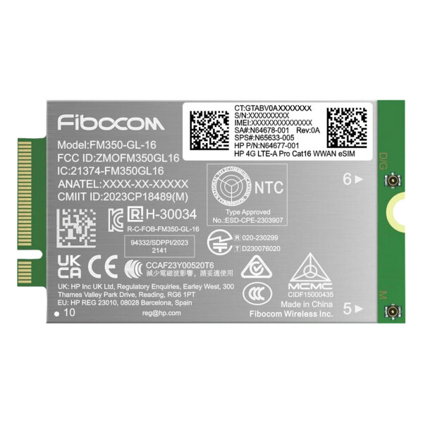 HP Funkmodem 4G LTE-A WWAN Modul