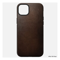 Nomad Modern Leather Case iPhone 14 Plus Rustic Brown