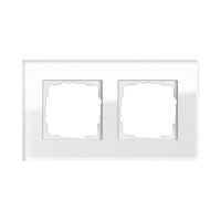GIRA - Esprit - Rahmen 2-fach *Glas weiß*