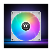120mm Thermaltake CT120 Reverse ARGB Sync PC Cooling Fan White 2 Pack