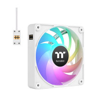 140mm Thermaltake CT140 EX ARGB Sync PC Cooling Fan White...