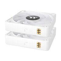 140mm Thermaltake CT140 EX ARGB Sync PC Cooling Fan White 3 Fan Pack