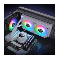 K Cooler Wasserkühlung Thermaltake TH240 V2 Ultra ARGB Sync CPU Liquid Cooler Snow Edition All-In-One