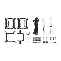 K Cooler Wasserkühlung Thermaltake TH240 V2 Ultra ARGB Sync CPU Liquid Cooler Snow Edition All-In-One