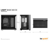 Midi be quiet! Light Base 600 DX black