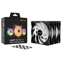 120mm be quiet! LIGHT WINGS LX PWM high-speed Triple-Pack