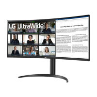 86,4cm/34" (3440x1440) LG 34WR55QK-B 21:9 VA 5ms 100Hz HDMI DisplayPort USB-C USB VESA Curved PBP Black