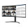 86,4cm/34" (3440x1440) LG 34WR55QK-B 21:9 VA 5ms 100Hz HDMI DisplayPort USB-C USB VESA Curved PBP Black