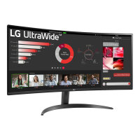 86,42cm/34" (3440x1440) LG 34WR50QK-B Ultra Wide Curved 100 Hz HDR10 5ms 2xHDMI DP