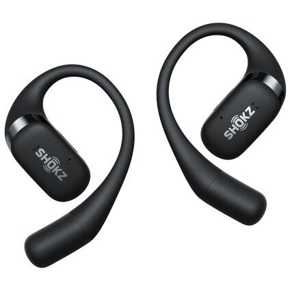 Shokz OpenFit Black Bluetooth Wireless Bone Conduction Headset
