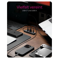 ICY BOX IB-HUB1737-C3 USB-C/USB-A 3.2 HUB 7-Port 4xUSB-A  3xUSB-C