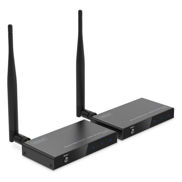 DIGITUS Wireless HDMI Extender/Splitter Set 100m,1x4,Full HD