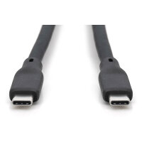 DIGITUS USB 3.2 Kabel Typ C -C Silikon St/St 0,5m schwarz