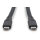 DIGITUS USB 3.2 Kabel Typ C -C Silikon St/St 2m schwarz