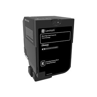 Lexmark Toner 74C2HKE Schwarz bis zu 20.000 Seiten