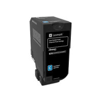 Lexmark Toner 74C2SCE Cyan bis zu 7.000 Seiten