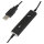 Plusonic USB Headset 10.2P, binaural, compatible to BBB