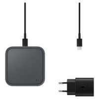 Samsung Wireless Charger Pad mit Adapter EP-P3400T Dark Gray