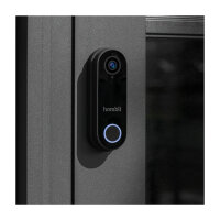 Hombli smarte Türklingel 2 (schwarz) + Gong