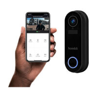 Hombli smarte Türklingel 2 (schwarz) + Gong