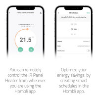 Hombli smartes Infrarot Heizpanel 2024, 350W