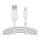 Belkin Lightning Lade/Sync Kabel ummantelt mfi 1m weiß
