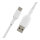 Belkin USB-C/USB-A Kabel ummantelt, 2m, weiß