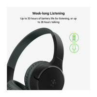 Belkin SOUNDFORM Mini BT On-Ear Kopfhörer für Kinder, schwarz