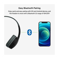 Belkin SOUNDFORM Mini BT On-Ear Kopfhörer für Kinder, schwarz