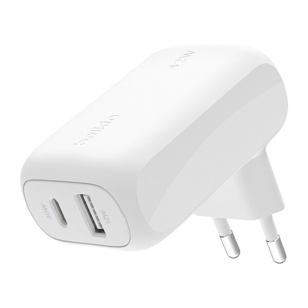 Belkin BOOST CHARGE 42W Dual Ladegerät mit PD+PPS, w