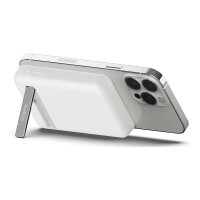 Belkin Magn. drahtlose Powerbank, Standfuß, 5.000 mAh, weiß