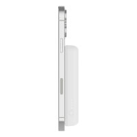 Belkin Magn. drahtlose Powerbank, Standfuß, 5.000 mAh, weiß