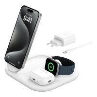 Belkin Wireless BOOST CHARGE Qi2 3-in-1 Ladest. 15W...