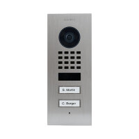 DoorBird D1102V IP Vid. Türst. V4A Edels. 2Ruftasten...