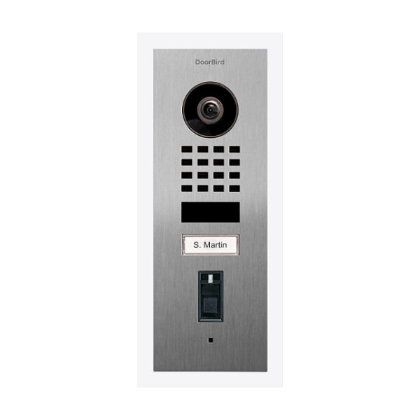 DoorBird IP Video Türstation D1101FV Fingerpr. Edels. V2A