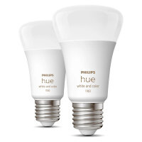 Philips Hue StiWa White & Color Ambiance E27 Doppelpack 2x800lm 75W