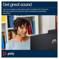 HP Poly Headset Blackwire C5220 Stereo USB-C/A & 3,5 mm (bulk)