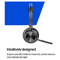 HP Poly BT Headset Voyager Focus 2 UC inkl. LS USB-C/A