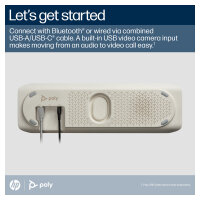 HP Poly Sync 60 Konferenz Lautsprecher Teams (BT. USB-A & USB-C)