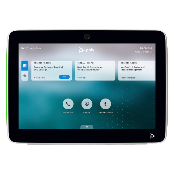 HP Poly TC10 10" Room Scheduler / Touch Control schwarz
