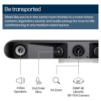 HP Poly Studio V52 USB 4K Videobar Teams