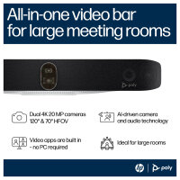 HP Poly Studio X72 All-in-one 4K Video Konferenz (EU)