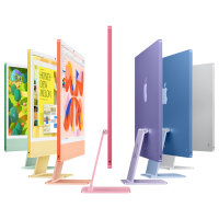 Apple 24-inch iMac with Retina 4.5K display: Apple M4 chip with 8-core CPU and 8-core GPU, 16GB, 256GB SSD - Blue