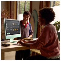 Apple 24-inch iMac with Retina 4.5K display: Apple M4 chip with 8-core CPU and 8-core GPU, 16GB, 256GB SSD - Blue
