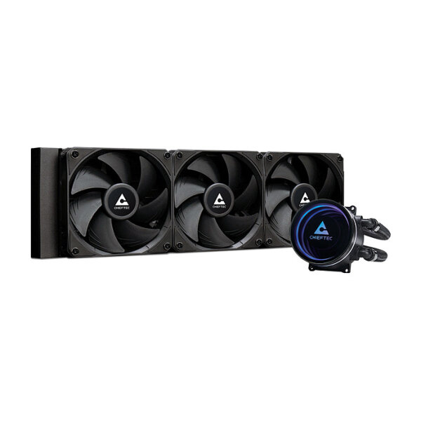 K Cooler Wasserkühlung Chieftec Iceberg 360 DARK multi Cooler | 1700  1200  1150  1151  1155  1156  1851  AM5/4/3+/2+/2