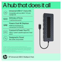 D HP universal USB-C multiport HUB
