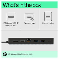D HP universal USB-C multiport HUB