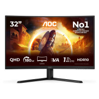 81,3cm/32" (2560x1440) AOC Gaming CQ32G4VE 16:9 QHD Curved FastVA 0,5ms 180Hz HDR10 HDMI DP Black