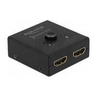 DELOCK HDMI 2 - 1 Umschalter bidirektional 4K 60 Hz kompakt